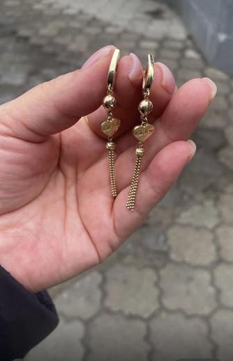 Золотые сережки