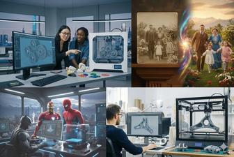 3D-моделирование и печать деталей / ИИ-визуализация