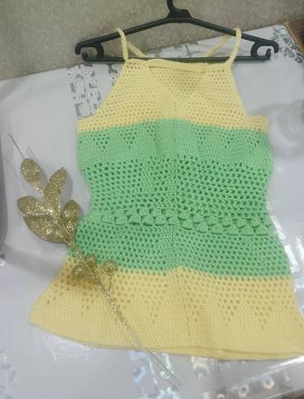 Топ женский вязаный