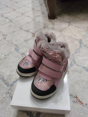 Детские зимние сапоги, натуральная кожа