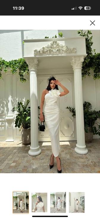 Платье белое нарядное