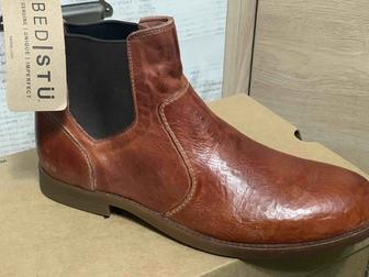 Продаю НОВЫЕ (не ношеные!) кожаные челси BEDST Vasari Cognac