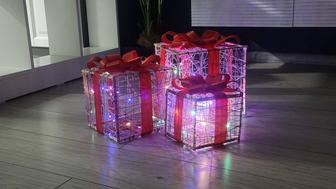 Декоративная новогодняя коробка