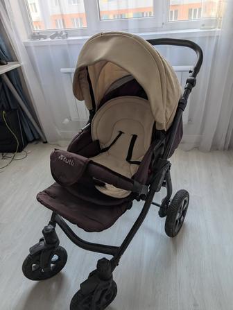Продам коляску Tutis вездеход с люлькой и прогулочным блоком