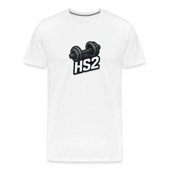 Футболка HS2 с гантелей мерч для спорта