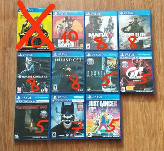 Игры на playstation 4, 5