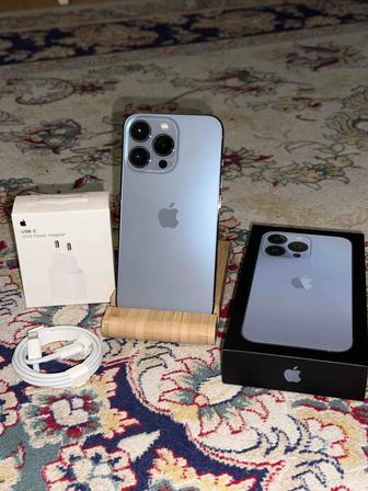 Телефон iPhone 13 Pro 256GB 100% синего цвета