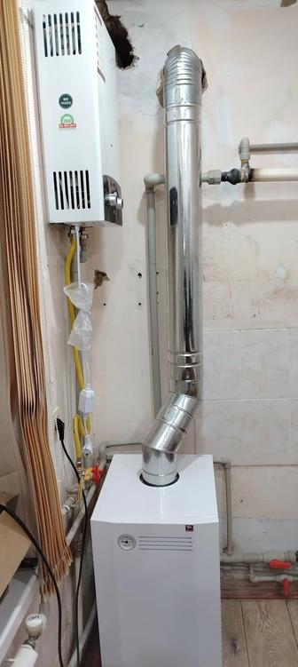 Печь, газ колонка, установка, монтаж демонтаж, отопление, водопровод.