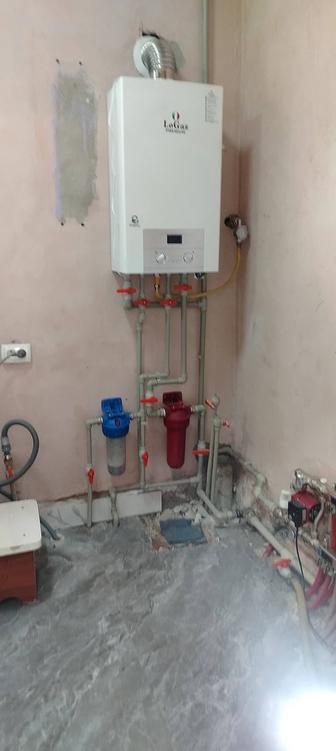 Печь, газ колонка, установка, монтаж демонтаж, отопление, водопровод.