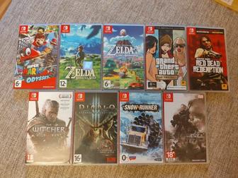 Игры Nintendo Switch состояние близкое к новому!