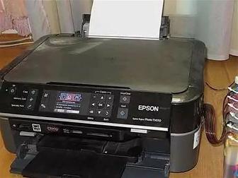 Цветной фото принтер 3 в 1 Epson TX 650
