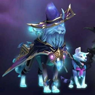 Crystal Maiden Скин Canis Crystallum Личность питомец Skin