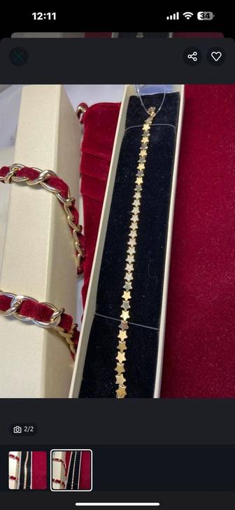 Женский золотой браслет