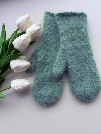 Варежки пуховые