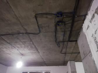 Услуги электрика, установка люстра бра розеток и выключателей, установка