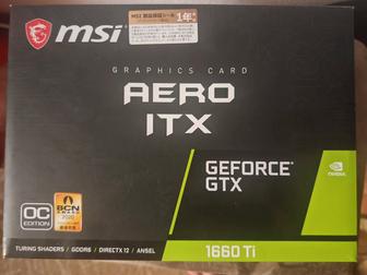 Продам видеокарту MSI GeForce GTX 1660 Ti AERO ITX 6GB