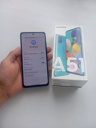 Samsung Galaxy A51 с коробкой и документами