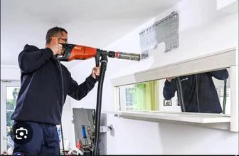 Установка кондиционера без пыли с пылесосом