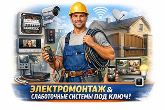 Электромонтаж интернет и слаботочные системы под ключ