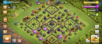 Продаю акк от clash of clans 9 тх