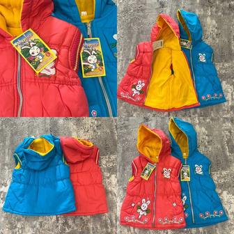 Детская утепленная жилетка GOLDEN TEACHING. НОВЫЙ 2500 тенге