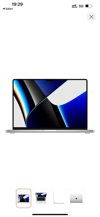 Ноутбук APPLE MacBook Pro 16 16.2 Silver