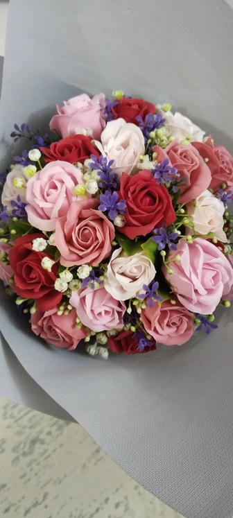 Продам мыльные розы букет