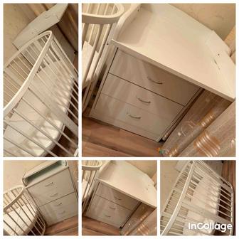 Кроватка и комод