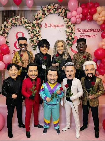 Ростовые куклы поздравление к 8 марта