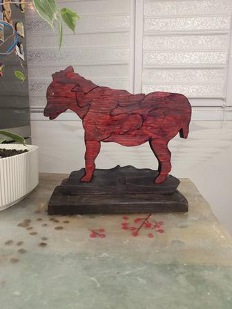 Символ года 2026! Пазлы-статуэтка лошадь