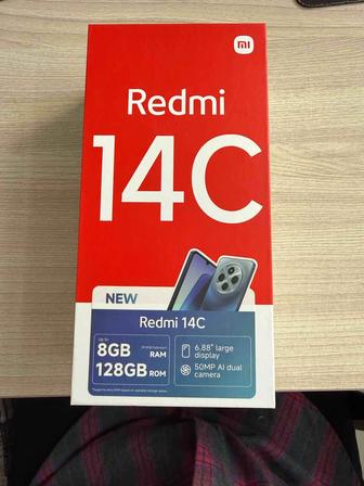 Смартфон Redmi 14C 4ГБ/128ГБ черный