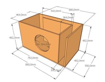 Расчёт и изготовление коробов под сабвуферы