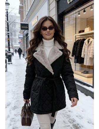 Стеганная куртка зима