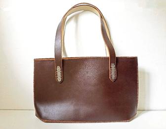 Дизайнерская сумка из натуральной кожи