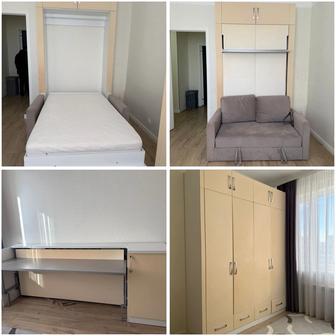 Шкаф, диван-кровать, стол-кровать