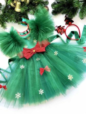 Платье елочки на новый год