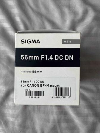 Sigma 56mm F1.4 DC DN (Canon EF-M mount)