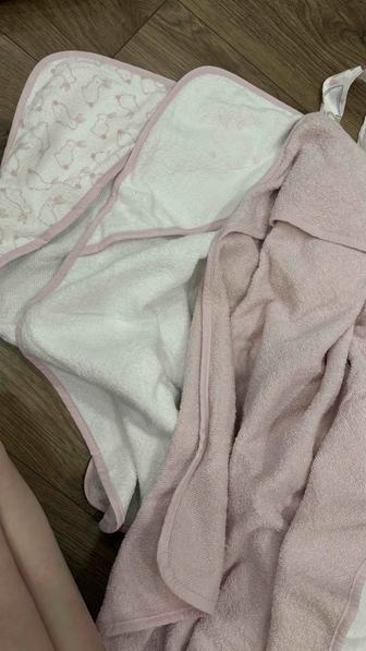 Полотенца 3 шт детские для новорожденных