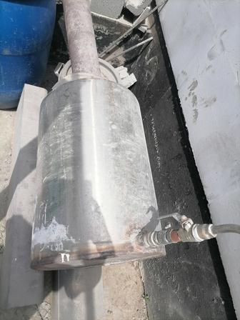 Продам бак для бани из нержавеющей стали, горелка газовая - отдельно
