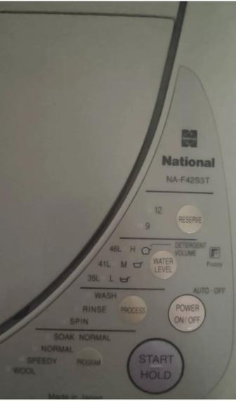 Стиральная машина.National.Япония.Оригинал. Верхняя загрузка.