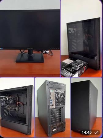 Продам новый компьютер Ryzen 5 5600G, Ram 16 Gb, SSD 256, кейс Lian Li