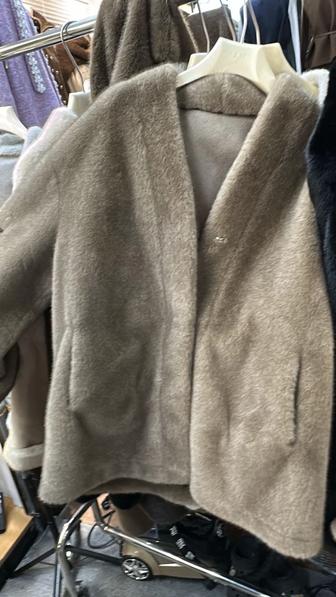 Эко шуба серый цвет, 28500, оверсайз