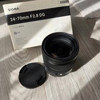 Sigma 24-70mm 2.4 DG art для Nikon