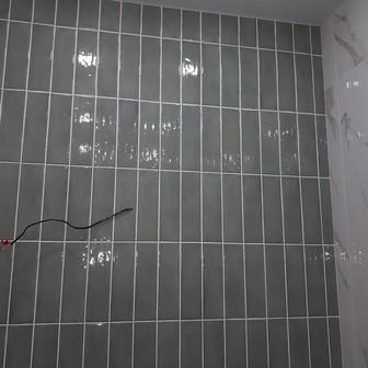 Укладка кафеля .