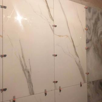 Укладка кафеля .