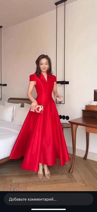 Красный платья