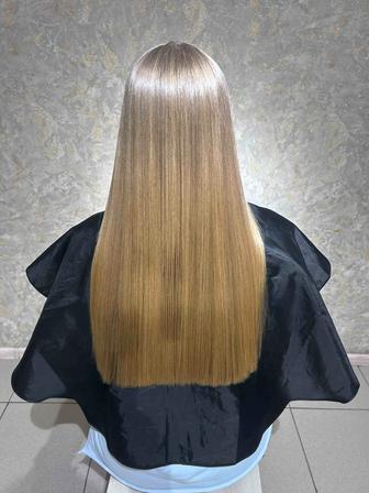 Кератиновое выпрямление, прикорневой обьем на кератине, ботокс