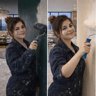 Поклейка обоев без швов