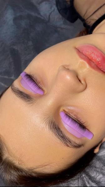 Ламинирование ресницы и бровей