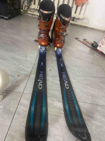 комплект горных лыж HEAD с ботинками -41-42размер